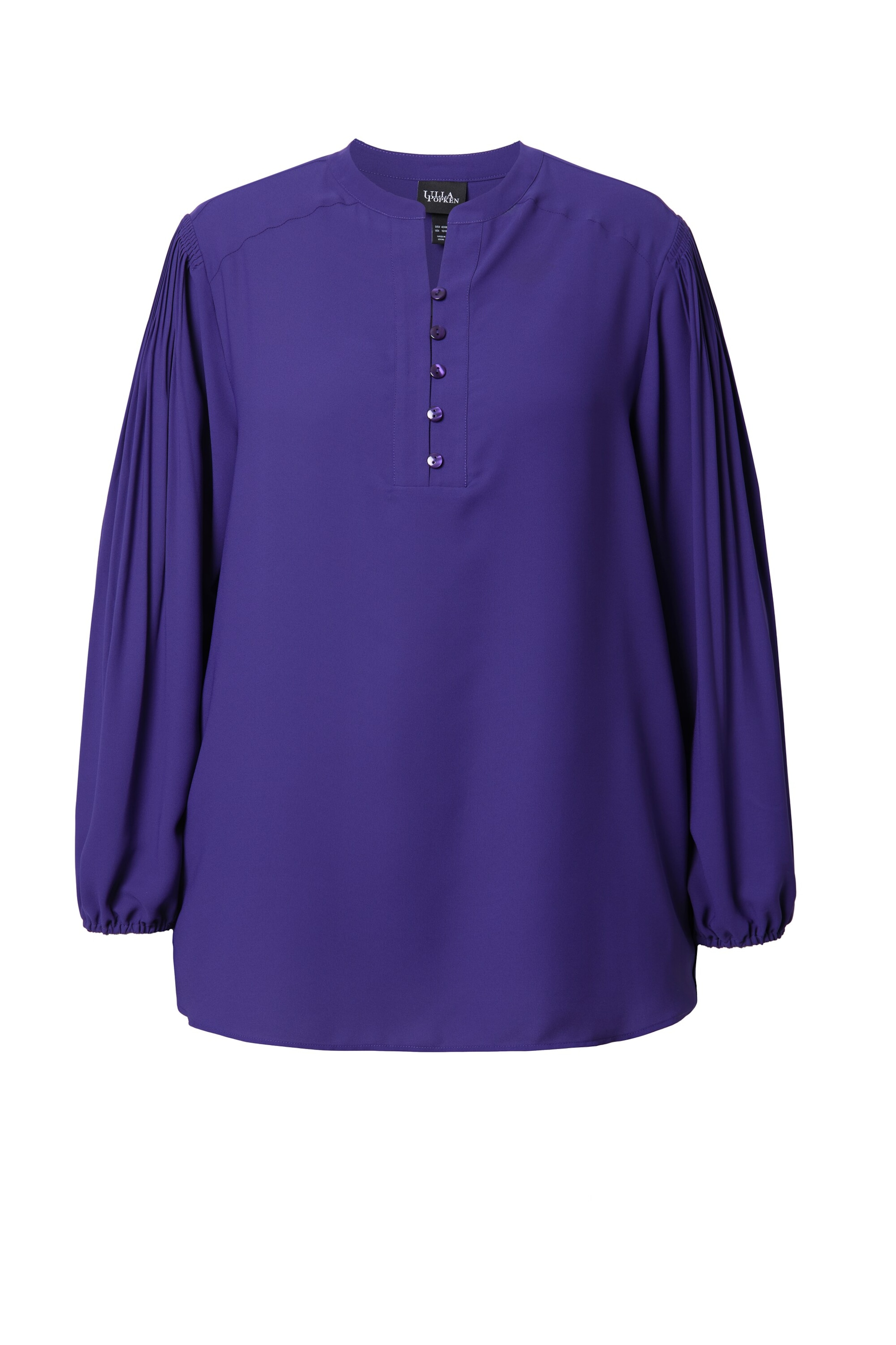 Ulla Popken Blouse in Blauw: voorkant