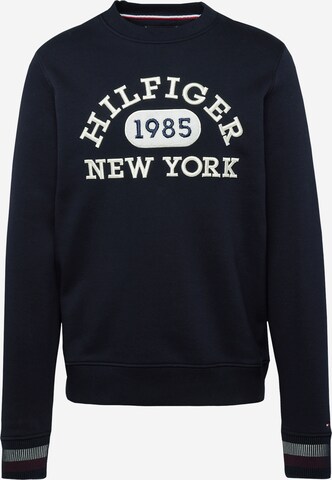 Sweat-shirt TOMMY HILFIGER en bleu : devant