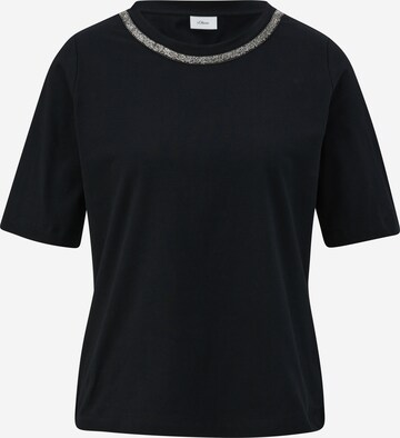 s.Oliver BLACK LABEL Shirt in Black: front