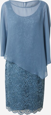 Robe de cocktail Vera Mont en bleu : devant