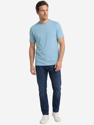 redmond Shirt 'Basic'‌‌‌‌‌‌‌ in Blau