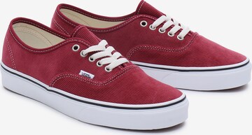 Sneaker bassa 'Authentic' di VANS in rosso