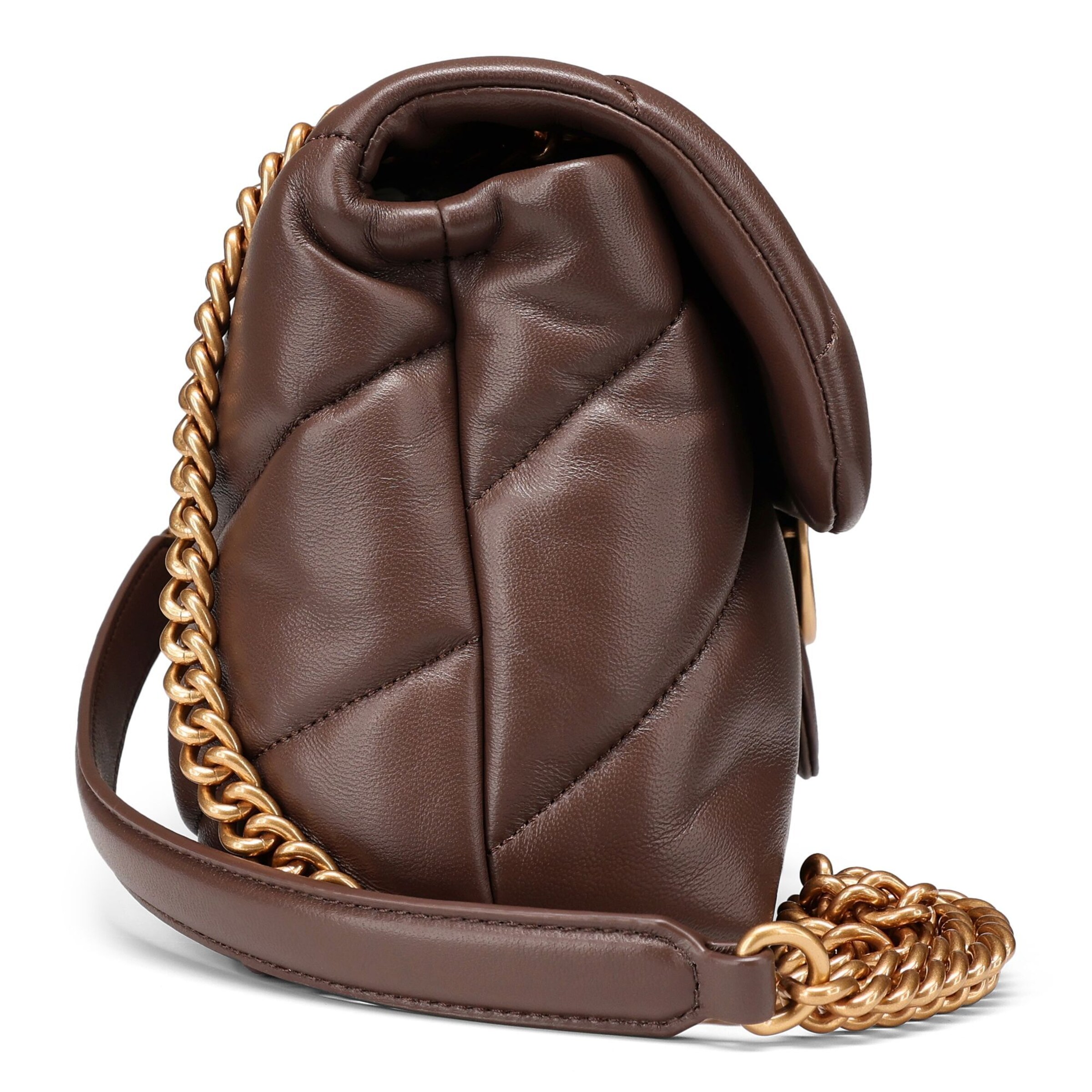 PINKO Schoudertas 'Love Classic' in Bruin