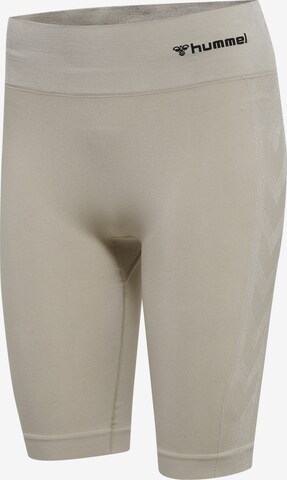 Hummel Skinny Sportshorts in Grau