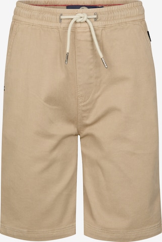 Petrol Industries Trousers in Beige: front
