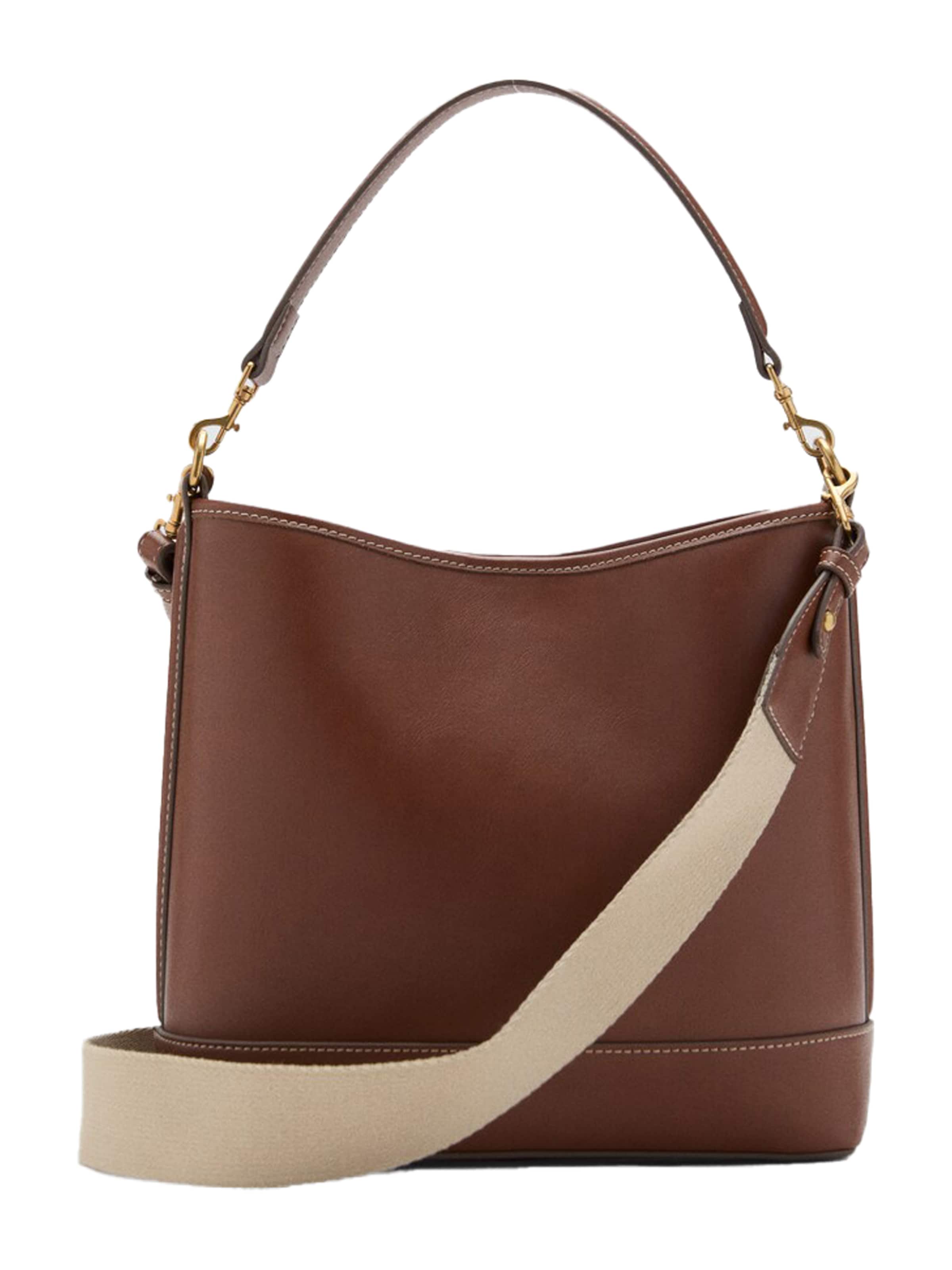 MANGO Válltáskák 'Isolda' - barna: elől