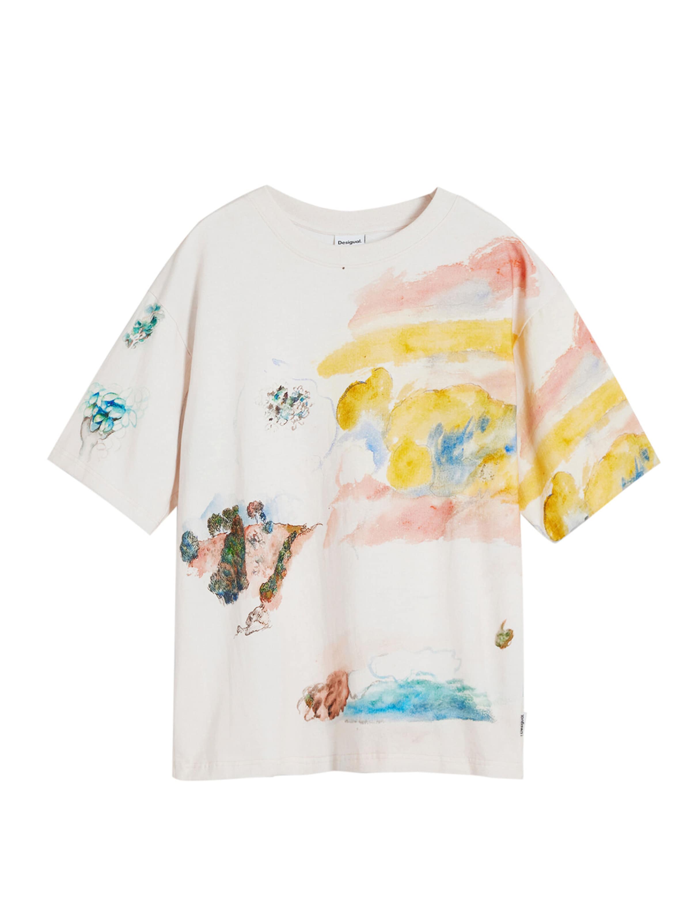 Desigual Tričko – bílá: přední strana