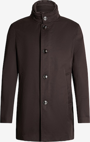 STRELLSON Between-Seasons Coat 'Finlay' in Brown: front