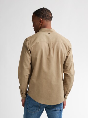 Petrol Industries Regular fit Overhemd in Bruin