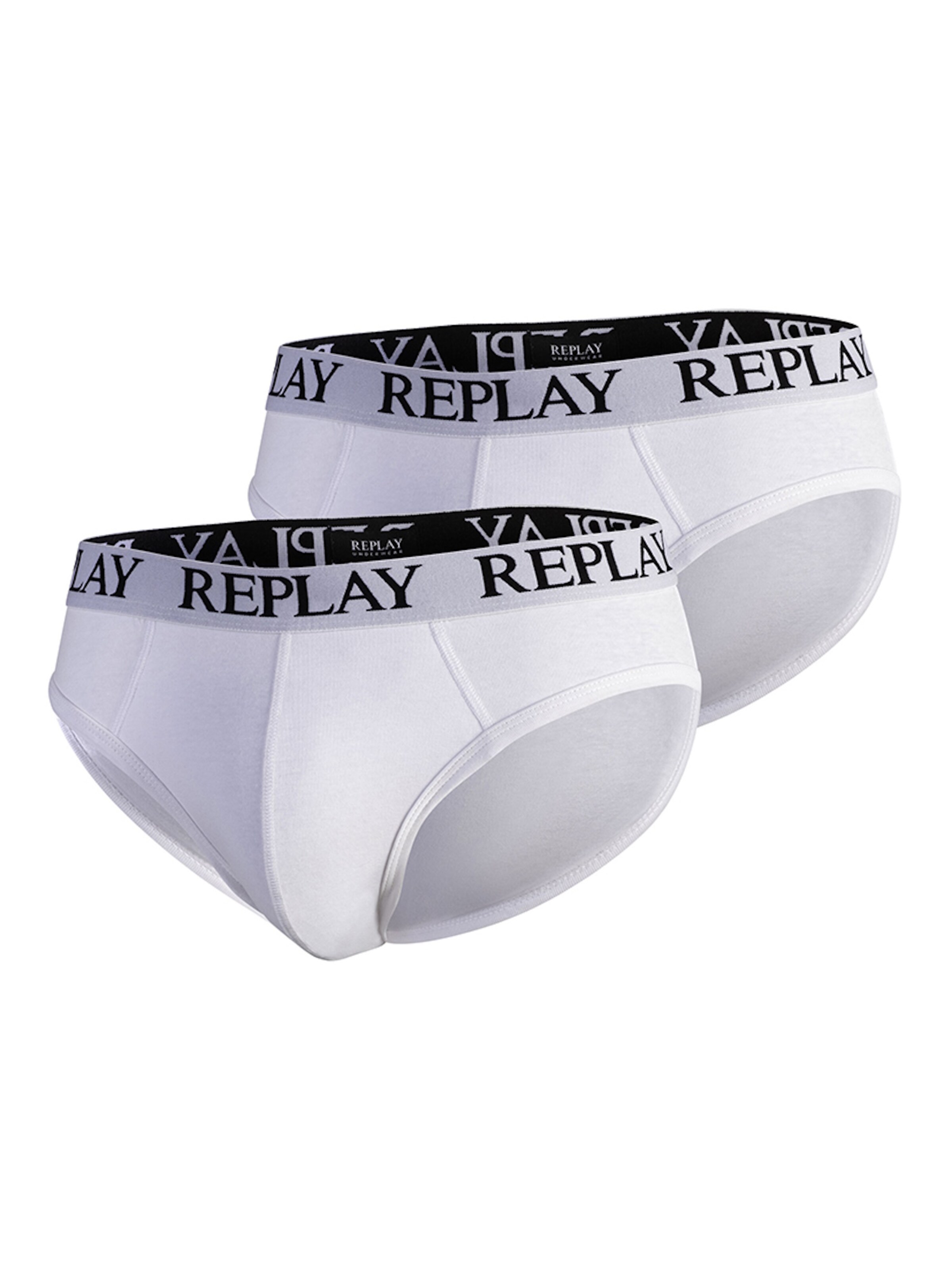 Slip REPLAY en blanc : devant