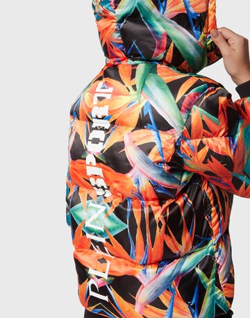 Plein Sport - Chaqueta deportiva 'Flowers' en negro