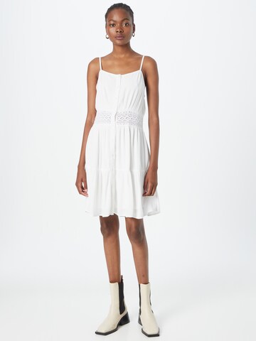 ABOUT YOU Καλοκαιρινό φόρεμα 'Hanni' σε λευκό: μπροστά