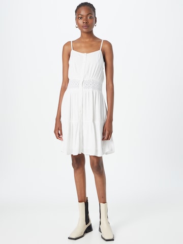 ABOUT YOU فستان صيفي 'Hanni' بلون أبيض: الأمام