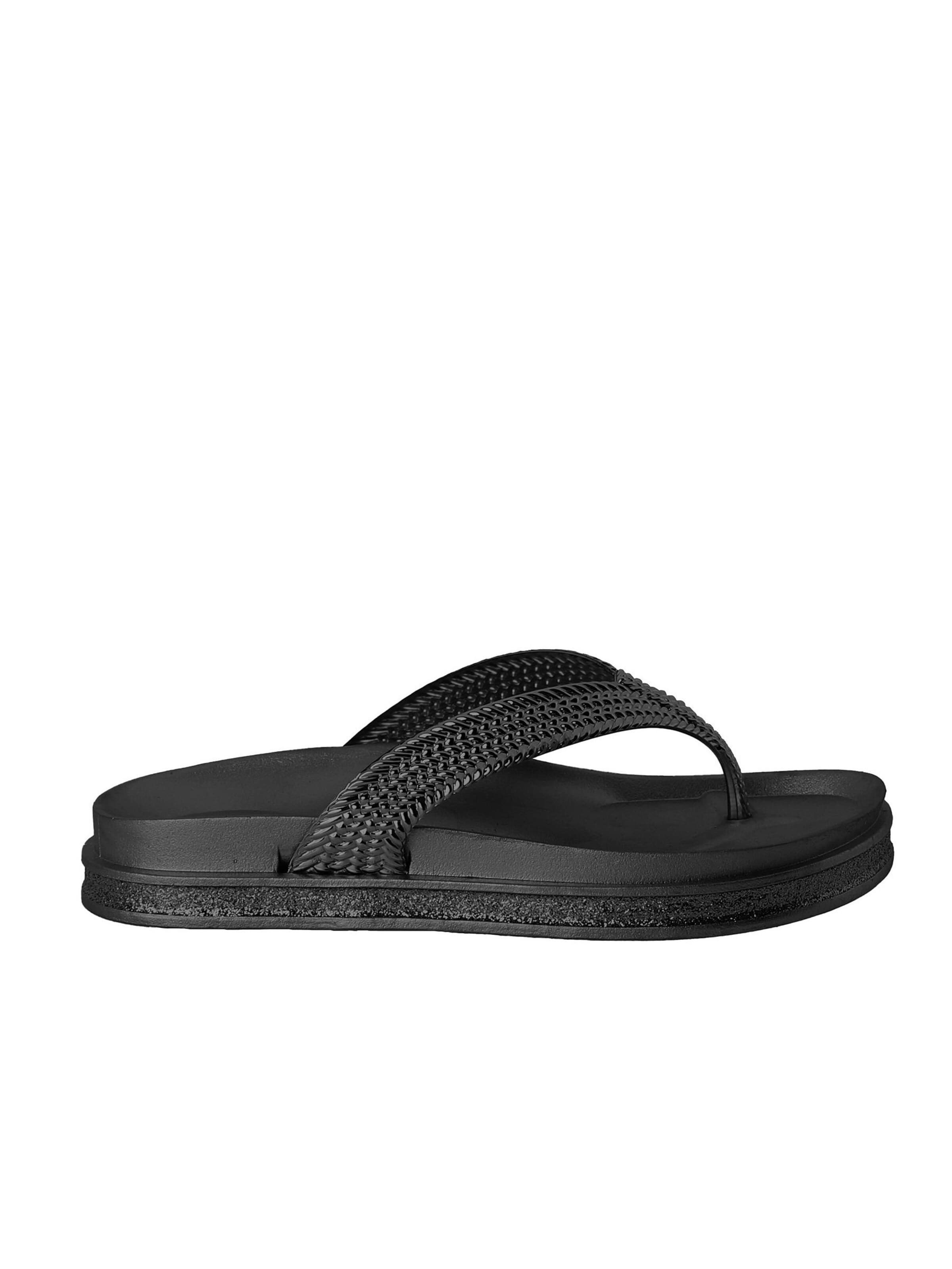 Don Algodon - Sandalias de dedo 'Licia' en negro