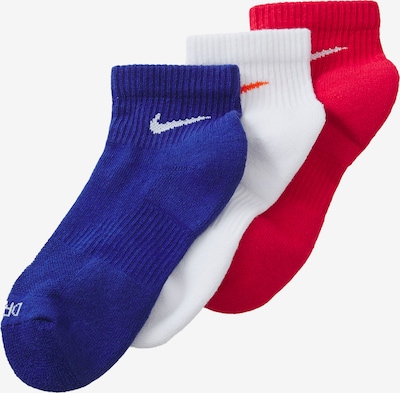 NIKE Urheilusukat 'Everyday Plus' värissä koboltinsininen / oranssi / punainen / valkoinen, Tuotenäkymä