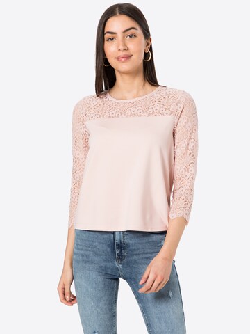 ABOUT YOU T-shirt 'Ruby' i rosa: framsida