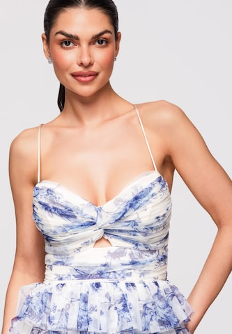 Ombre Avondjurk in Blauw