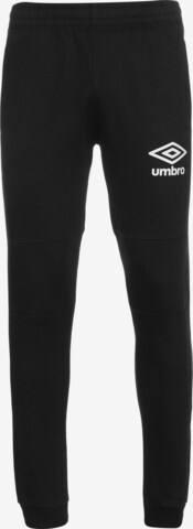 UMBRO Tapered Sporthose in Schwarz: predná strana