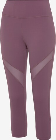 LASCANA ACTIVE Skinny Workout Pants in Purple