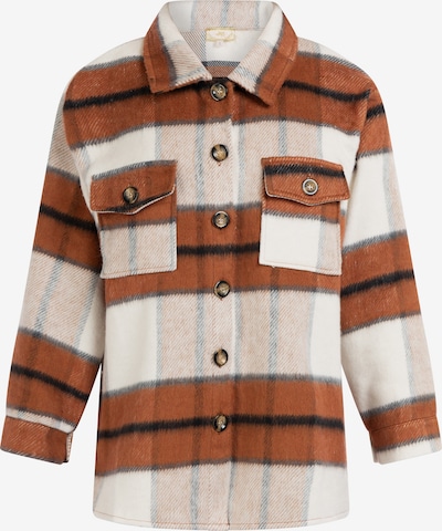 MYMO Jacke in hellbeige / dunkelbeige / karamell / schwarz, Produktansicht