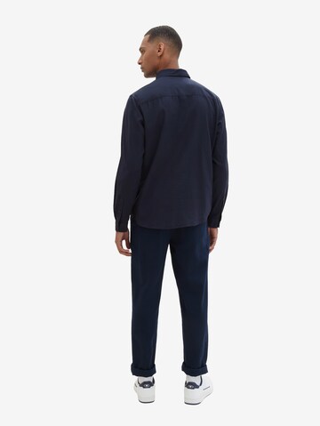 TOM TAILOR Regular Fit Hemd in Blau