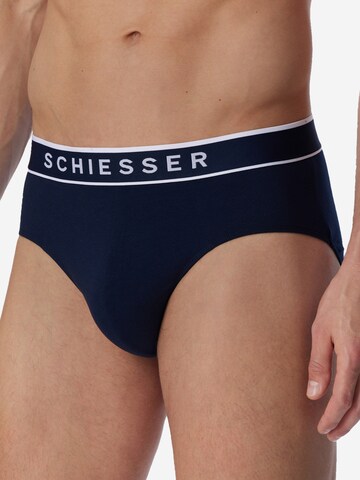 SCHIESSER Slip '95/5 Cotton' in Blauw