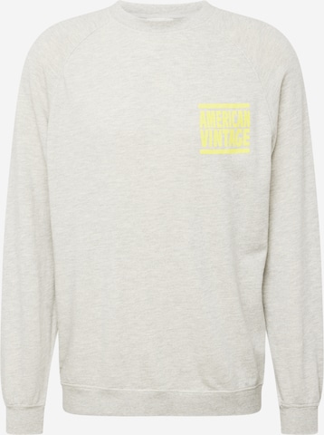 Sweat-shirt AMERICAN VINTAGE en gris : devant