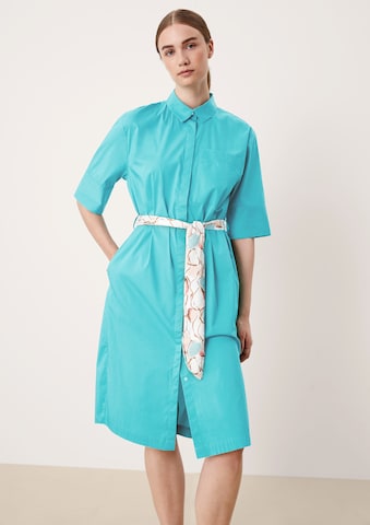 s.Oliver BLACK LABEL Shirt Dress in Blue: front