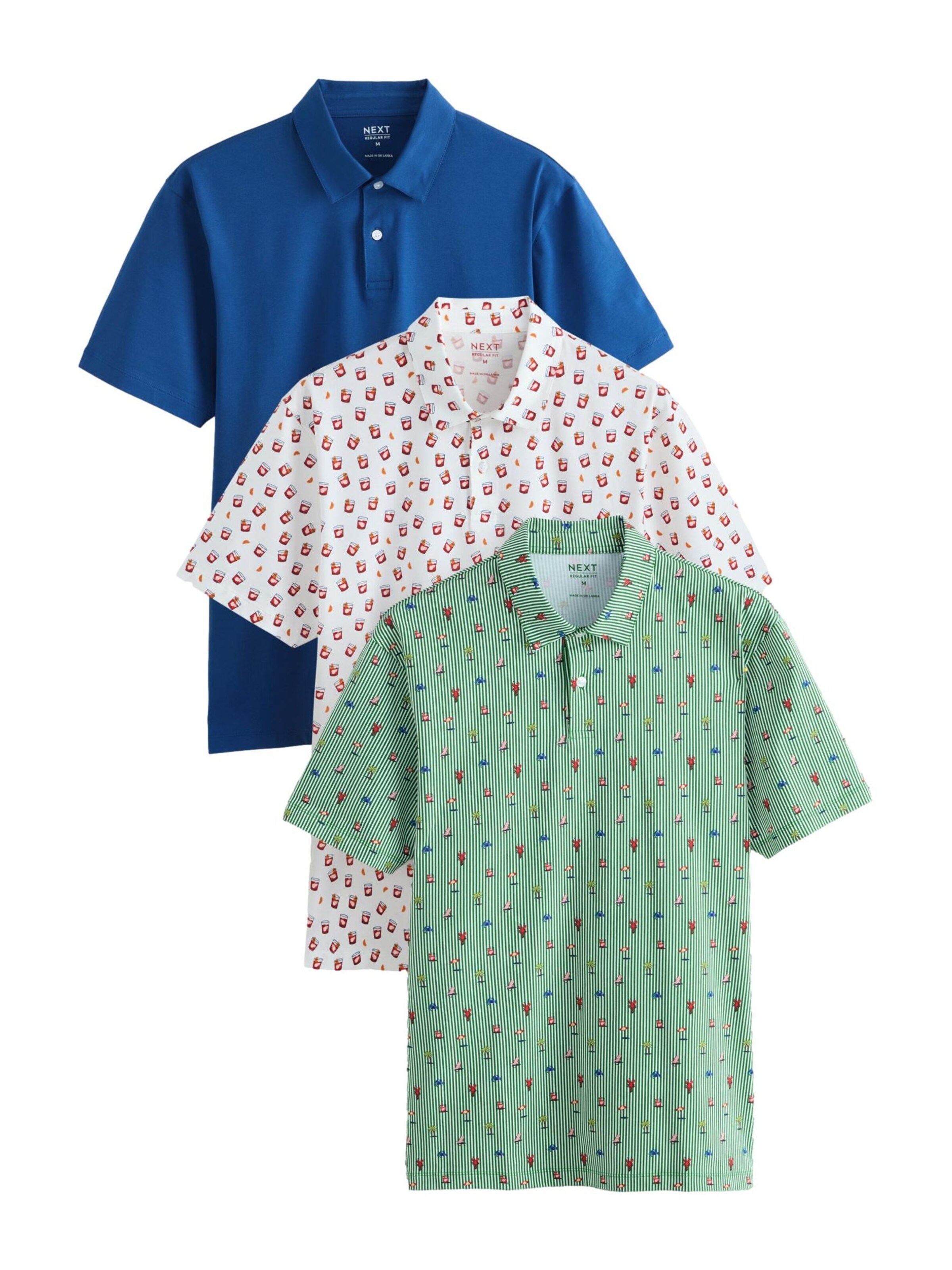 Next Shirt in Blue: front