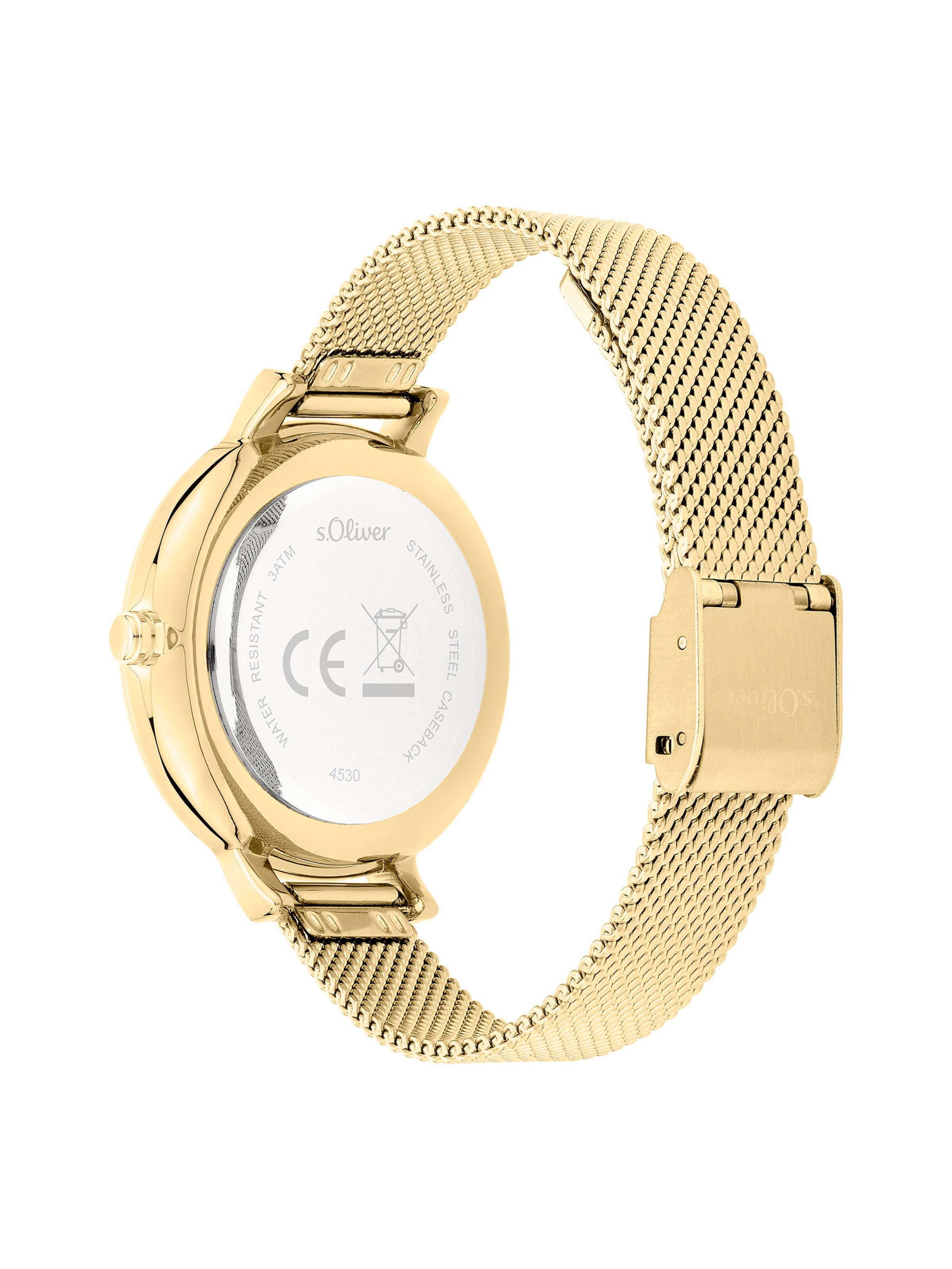 s.Oliver Analog Watch in Gold
