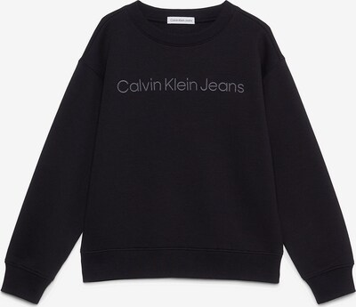 Calvin Klein Jeans Sweatshirt in grau / schwarz, Produktansicht