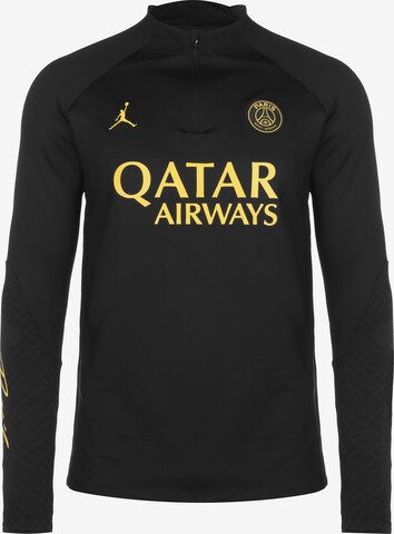 NIKE Athletic Sweatshirt 'Paris St.-Germain Strike Drill 4th' in Black: front