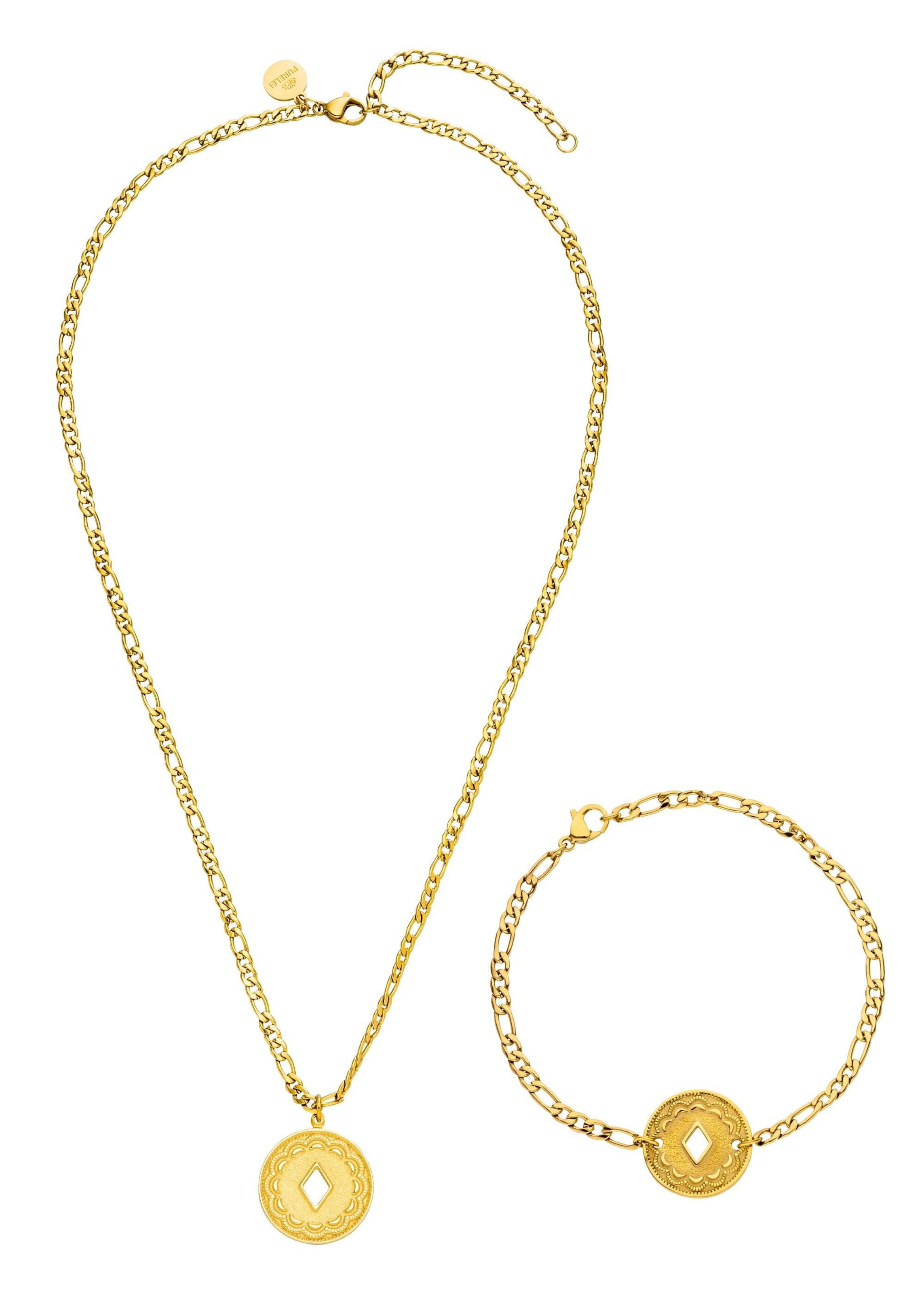 PURELEI Schmuckset 'Lolani' in Gold: Vorderseite