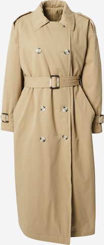 Manteau mi-saison TOPSHOP en vert : devant