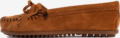 Minnetonka Mocassin 'Kilty' en cognac, Vue avec produit