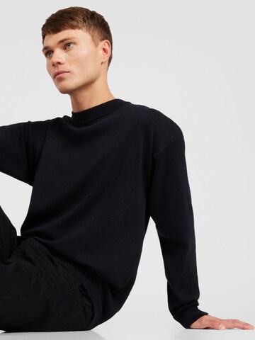 HUGO - Pullover 'Swart' em preto