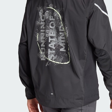 ADIDAS PERFORMANCE Athletic Jacket 'Ultimateadidas Allover' in Black