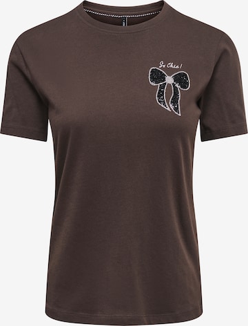 ONLY Shirt 'ONLKITA' in Brown: front