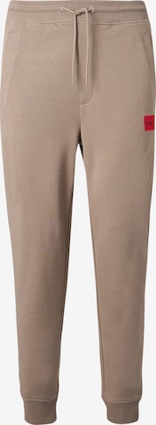 HUGOSlimfit Hlače 'Doak212' - smeđa boja: prednji dio
