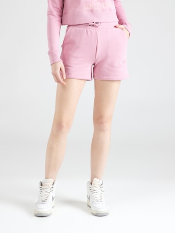 AÉROPOSTALE Regular Pants in Pink: front