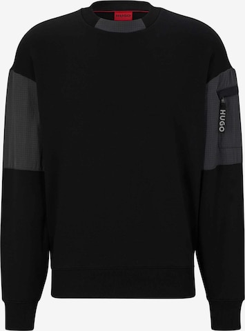 Sweat-shirt 'Dastagno' HUGO Red en noir : devant