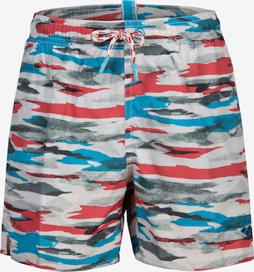 ARENA Beach Short 'WATER PRINTS AO' in Weiß: predná strana