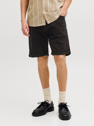 JACK & JONES Regular Shorts 'JPSTRICK DYLAN' in Schwarz: Vorderseite