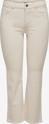 ONLY Boot cut Jeans 'Kenya' in Beige: front