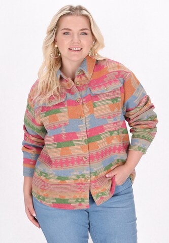 IZIA - Chaqueta de entretiempo en rosa: frente
