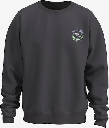 elho Sweatshirt 'MAYRHOFEN 89' in Schwarz: Vorderseite