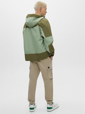 Pull&Bear Tapered Cargo Pants in Beige