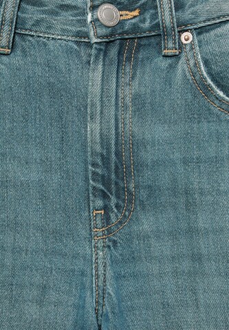 Pull&Bear Wide Leg Jeans in Blau