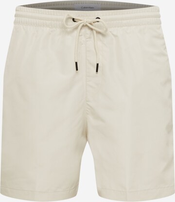 Calvin Klein Swimwear Badeshorts in Beige: predná strana