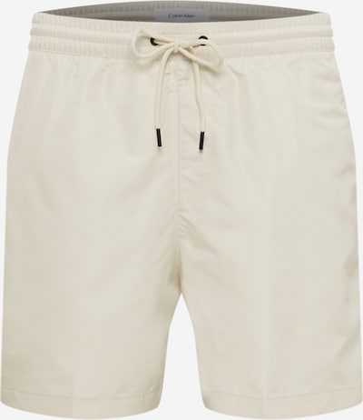 Calvin Klein Swimwear Board Shorts in Light beige / Black / White, Item view